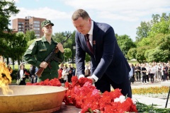 В Приморском районе почтили память погибших во время Великой Отечественной войны