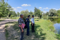 Жителям района напомнили правила безопасности на воде