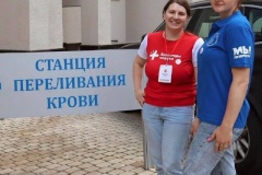 Члены Молодежного совета Приморского района приняли участие в донорской акции в НМИЦ им. Алмазова