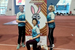 Сборная спортсменов серебряного возраста Петродворцового района стала победителем этапа ГТО на городских соревнованиях