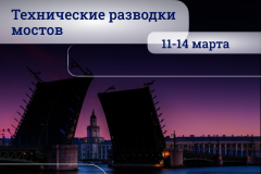 Начинаются плановые технические разводки петербургских мостов