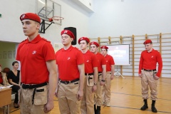 В Кировском районе прошел смотр-конкурс Почетных караулов "Пост №1"