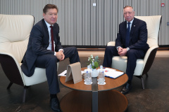 Рабочая встреча Александра Беглова и Председателя Правления ПАО «Газпром» Алексея Миллера