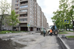 Комитет по развитию транспортной инфраструктуры проконтролировал работы по занижению бордюрного камня