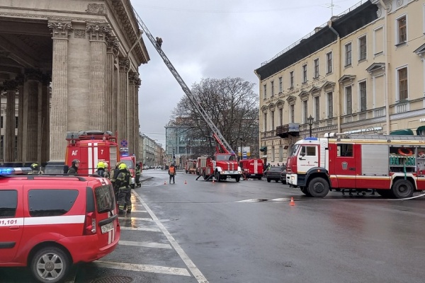 Пожарно-тактические учения в Казанском соборе