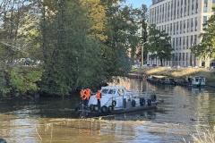 400 кубометров наплавных загрязнений собрали с акваторий Петербурга за весенний период