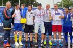 Команда из Пушкинского района выиграла серебряные медали среди футболистов от 40 лет и старше
