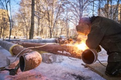 Надежное теплоснабжение для 12000 жителей Красногвардейского района: началась реконструкция тепломагистрали в квартале 31 Малой Охты