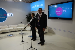 На выставке коммерческой недвижимости MIPIM-2015 в Каннах начала работу экспозиция Санкт‑Петербурга 