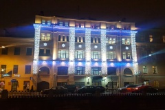 Завершено подключение смонтированных новогодних украшений