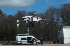 В Петербурге используют беспилотник для контроля за соблюдением ограничительных мер