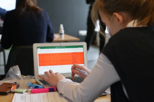 Работа районного штаба волонтеров на базе ПМЦ "Калининский"