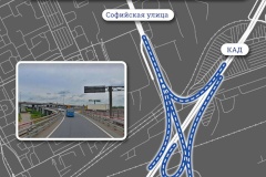 Начались ремонтные работы на развязке Софийской улицы с КАД