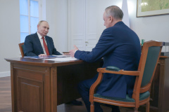 Новый приоритетный проект Петербурга «Серебряный возраст» представил Президенту Владимиру Путину губернатор Александр Беглов