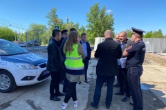 Прошло выездное совещание по вопросу установки светофора  на пересечении улицы Гудиловской и Советского проспекта