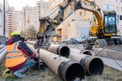 В Коломягах началось обновление теплосетей, где за последние пять лет произошло 40 технологических нарушений