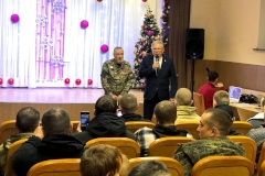 В Пушкинском военном госпитале прошло значимое мероприятие — поздравление 30 бойцов и командиров, участвующих в специальной военной операции, которые находятся на лечении