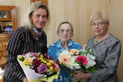 100-летняя жительница Московского района принимала гостей