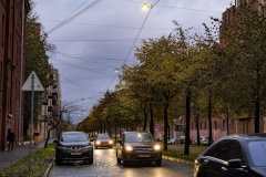 На 16-17 линиях Васильевского острова выполнена замена натриевых светильников на светодиодные