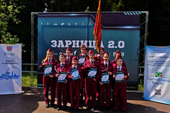 Команда лицея № 384 Кировского района заняла 3 место в общекомандном зачете Регионального этапа игры "Зарница 2.0"