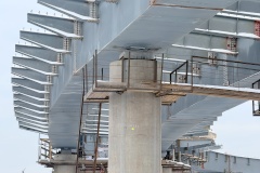 Александр Беглов: На развязке в составе новой магистрали М-32 возводят первые съезды