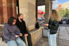 Активисты вышли на улицы района, чтобы напомнить молодёжи об ответственном поведении в цифровом пространстве и общественных местах