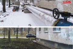 В квартале Сосновой Поляны завершилась реконструкция теплосетей