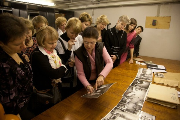 Встреча председателя Архивного комитета Санкт‑Петербурга С.В.Штуковой и сотрудников Комитета с представителями общественности.