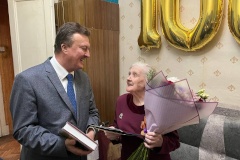Глава района поздравил ветерана со 100-летним юбилеем
