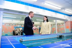 Глава администрации Центрального района Федорова Елена Владимировна проверила, как продвигается подготовка к открытию Детской городской поликлиники № 44 после капитального ремонта