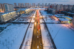 Светодиодные светильники осветили Пражскую улицу