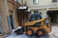 В Центральном районе полностью очищено от снега 1462 двора