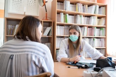 В Купчино педагогов вакцинируют к 1 сентября