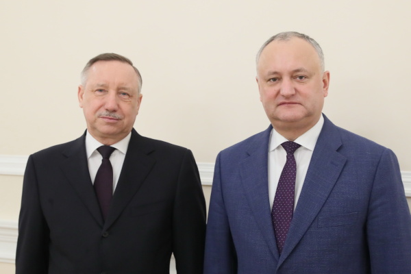 Встреча с президентом Республики Молдова Игорем Додоном