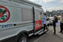 В Выборгском районе стартовала прививочная кампания от гриппа
