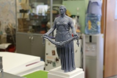 В Калининском районе создают точную 3D-копию монумента «Мать-Родина» для Пискарёвского мемориала