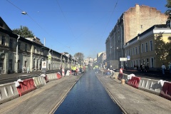 В Санкт‑Петербурге продолжаются работы по обновлению Звенигородской улицы