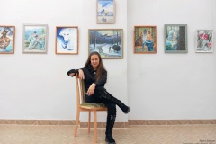 В Библиотеке "Гармония" открылась персональная выставка "Путешествие в миры ФЭНТЕЗИ"