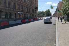 Дорожное полотно обновили на Чкаловском проспекте