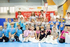 Соревнованиями среди детских садов "Веселые ГТОшки"  Калининского района