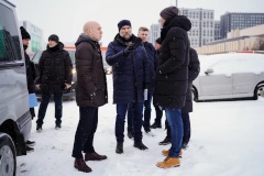 Во Фрунзенском районе прошла выездная проверка территории под руководством вице-губернатора Санкт‑Петербурга Евгения Разумишкина
