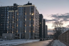 Улицу Тосина осветили 23 светодиодных светильника