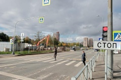 В Невском районе заработал новый светофор