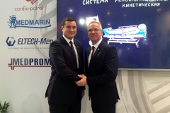 Штефан Рудольф посетил экспозицию Санкт‑Петербурга на выставке MEDICA