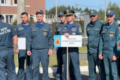 Пожарно-спасательный отряд Красногвардейского района занял четвертое место в городских соревнованиях.
