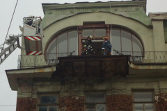 Балкон на Казанской улице, д. 2 больше не опасен