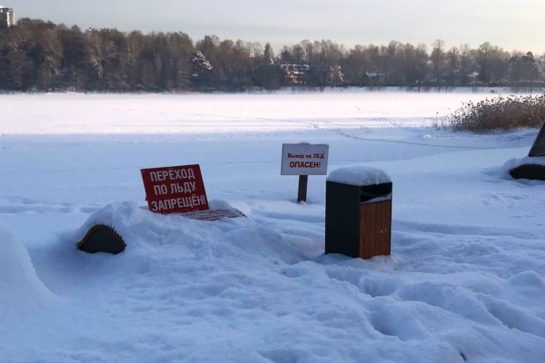 В Петербурге усилены проверки запрета выхода на лед