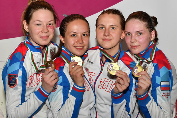 Сборная России заняла первое место в Первенство Европы по фехтованию