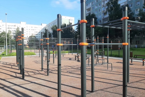 Спорт рядом с домом: в Выборгском районе обустраивают современные площадки