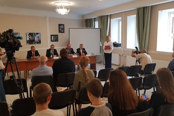 Пресс-конференция, посвященная проведению в Санкт‑Петербурге Дня российской гвардии